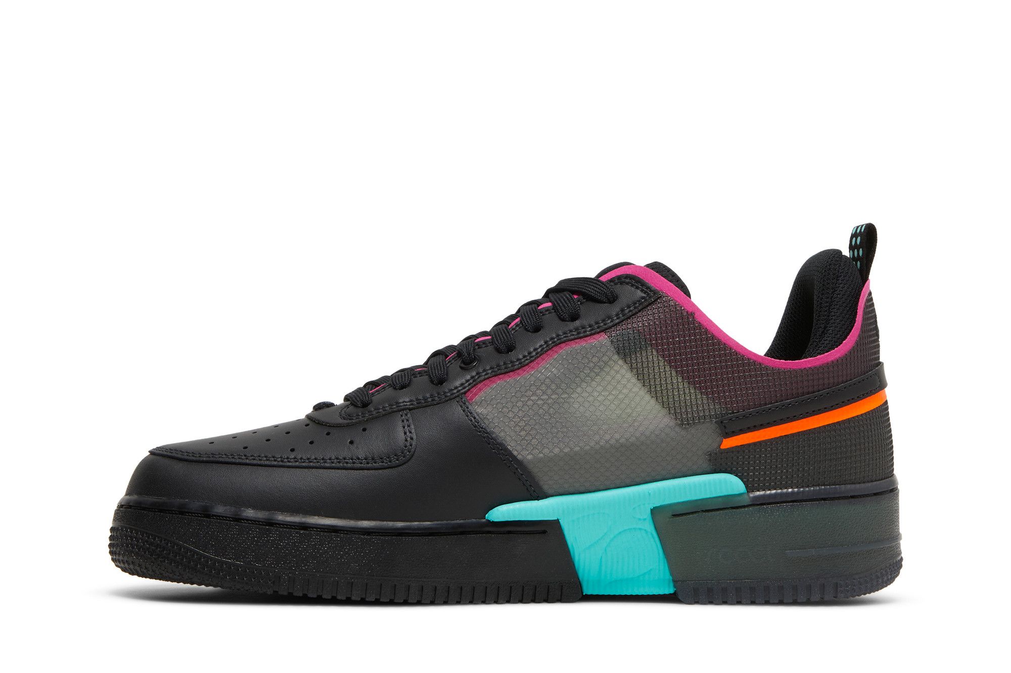 Buy Air Force 1 React Black Pink Prime DH7615 001 GOAT
