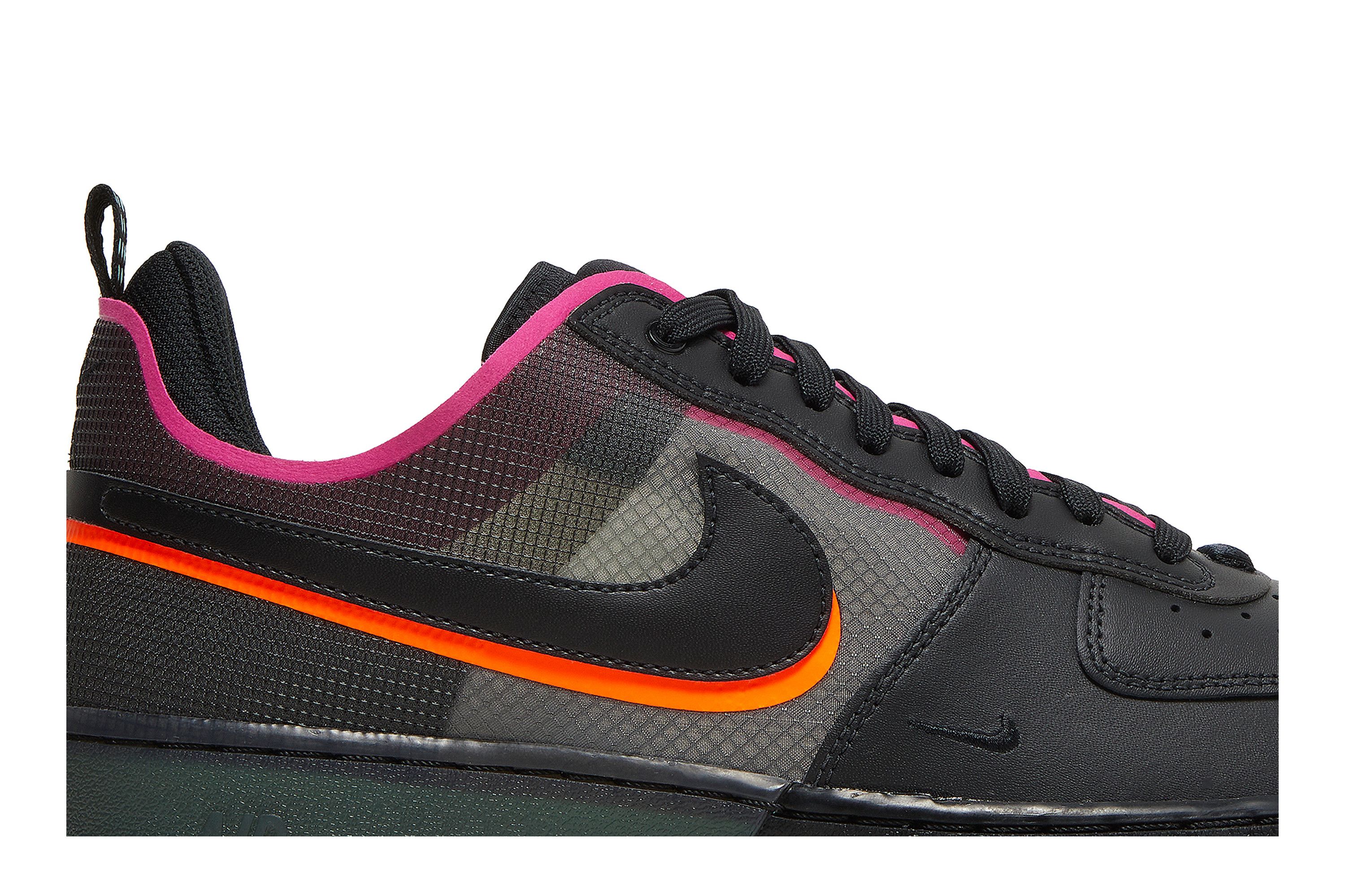 Buy Air Force 1 React Black Pink Prime DH7615 001 GOAT UK