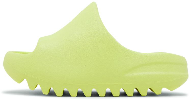 Adidas Yeezy Slides Kids Glow Green 2022