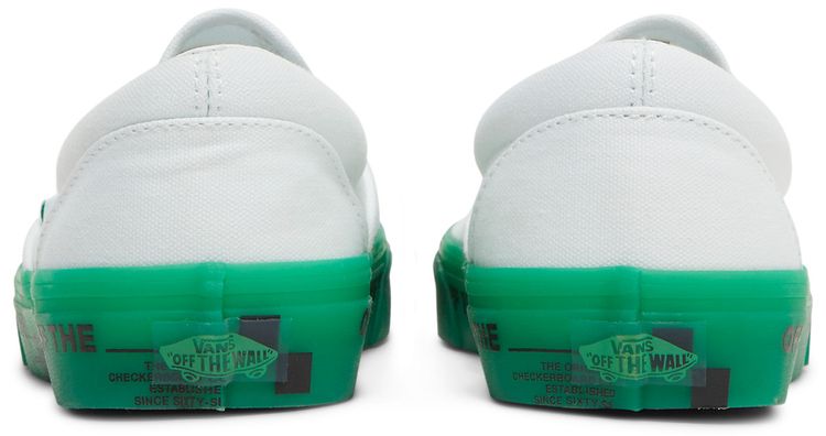 Vans Classic Slip On OTW Foxing   Translucent Green