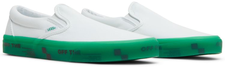 Vans Classic Slip On OTW Foxing   Translucent Green