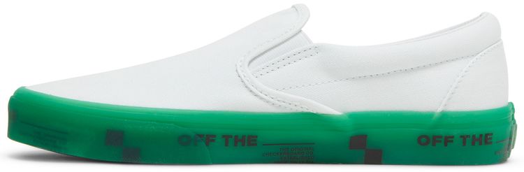 Vans Classic Slip On OTW Foxing   Translucent Green