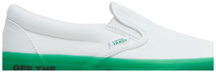 Vans Classic Slip On OTW Foxing   Translucent Green