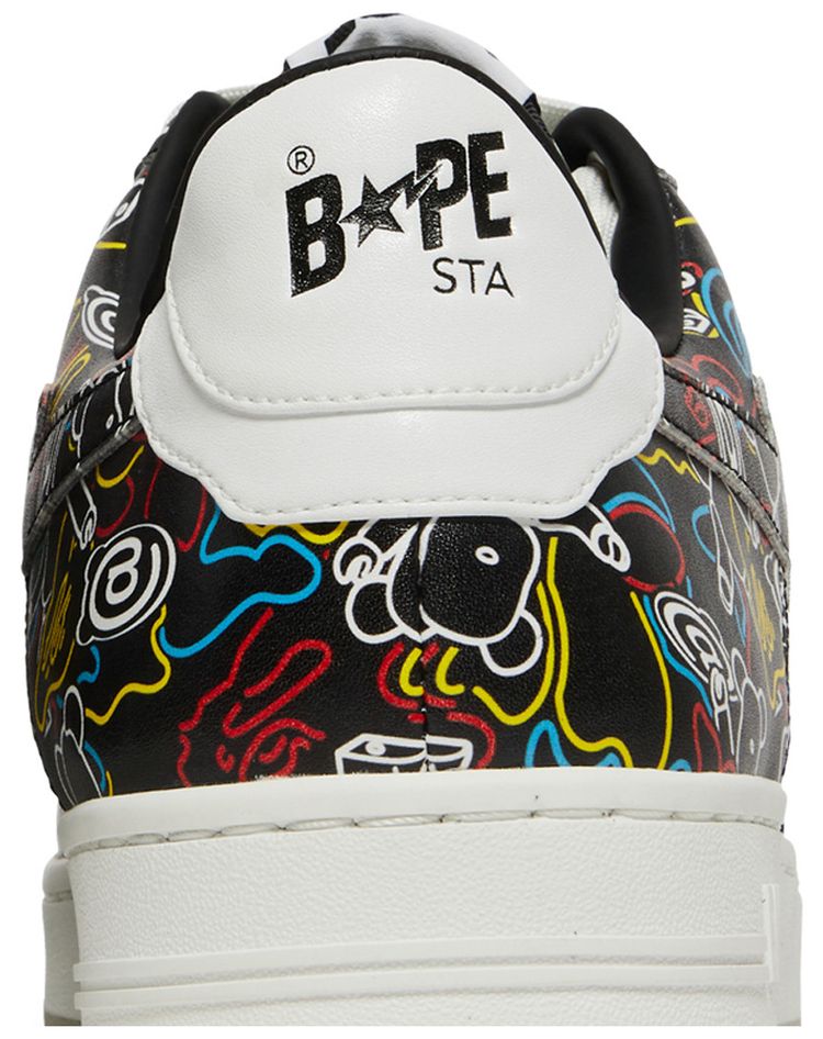 Medicom Toy x Bapesta Low M2 Ber Camo   Black