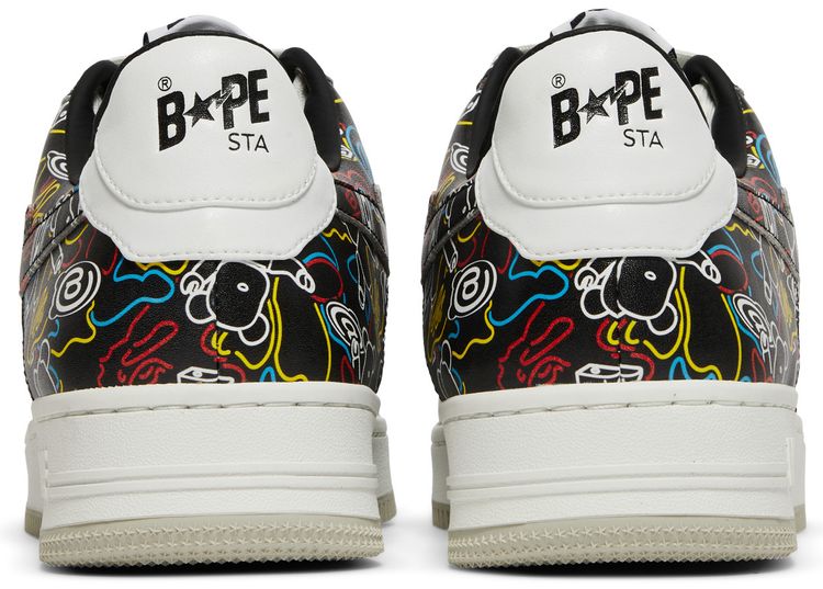 Medicom Toy x Bapesta Low M2 Ber Camo   Black