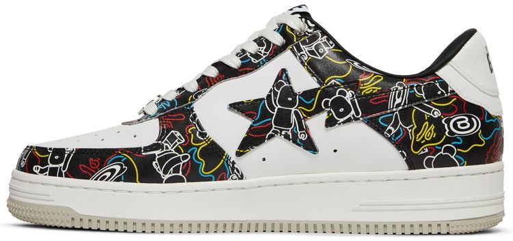 Medicom Toy x Bapesta Low M2 Ber Camo   Black