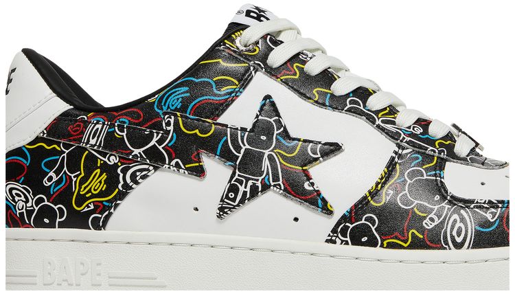 Medicom Toy x Bapesta Low M2 Ber Camo   Black