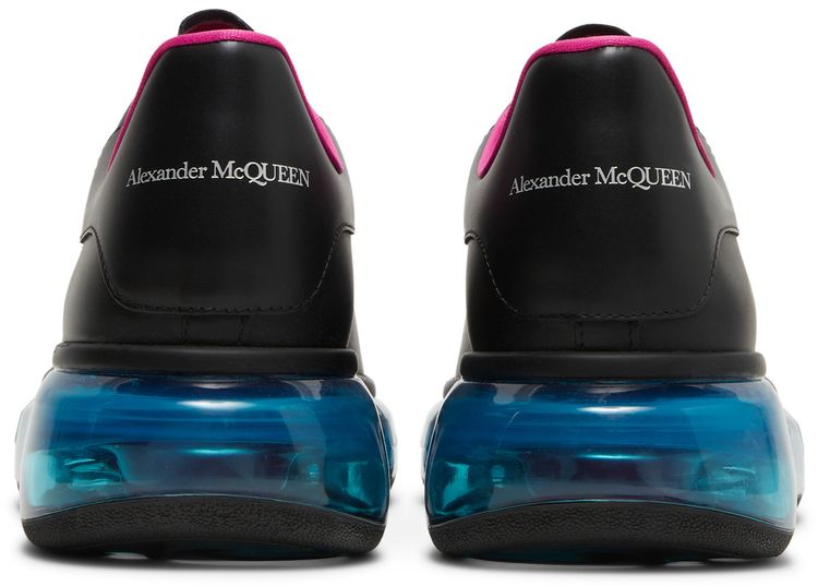 Alexander McQueen Oversized Sneaker Transparent Sole   Black Blue