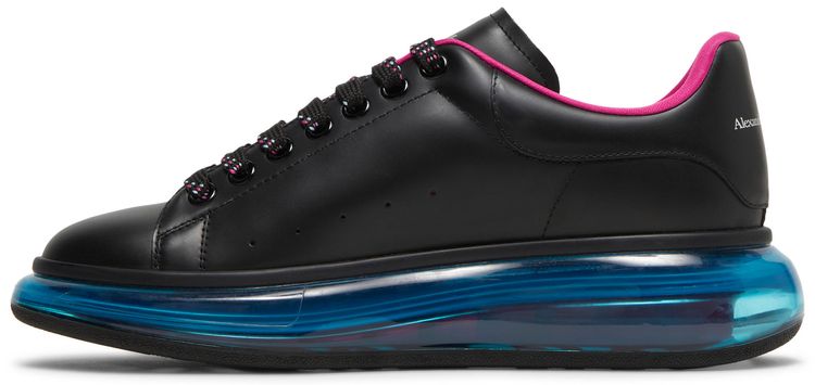 Alexander McQueen Oversized Sneaker Transparent Sole   Black Blue