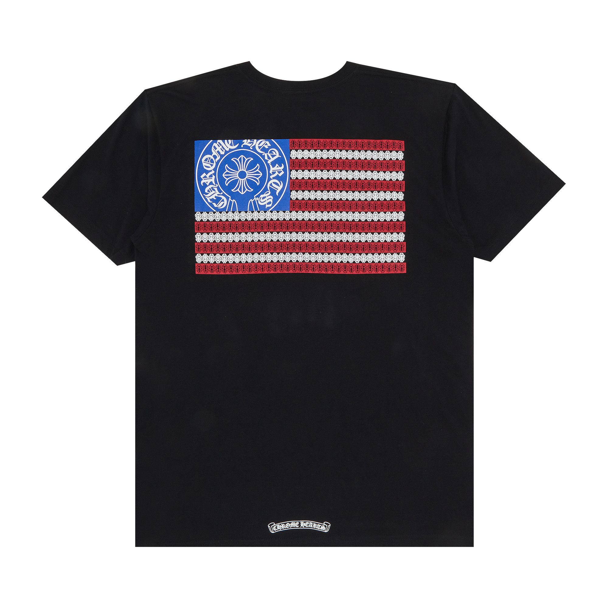 Buy Chrome Hearts American Flag T-Shirt 'Black' - 1383