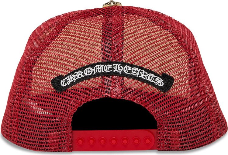 Chrome Hearts Sex Records Trucker Hat WhiteRed