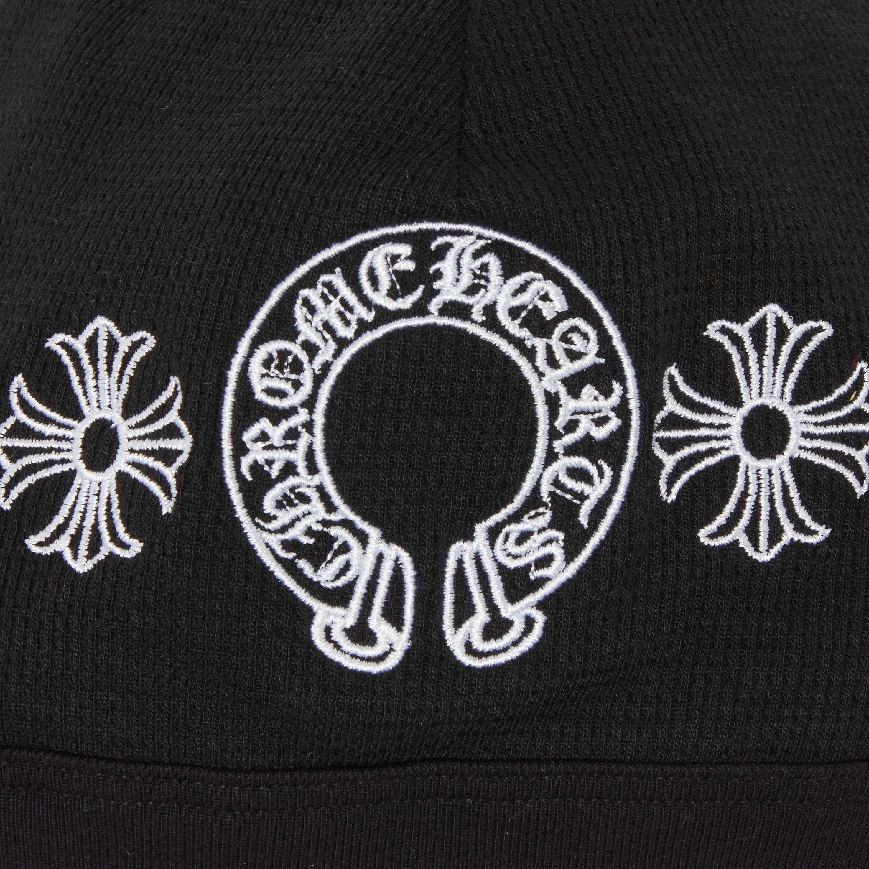 Chrome Hearts Horse Shoe Beanie ブラック Chrome Hearts DSM Embroidered Horseshoe Black Cashmere
