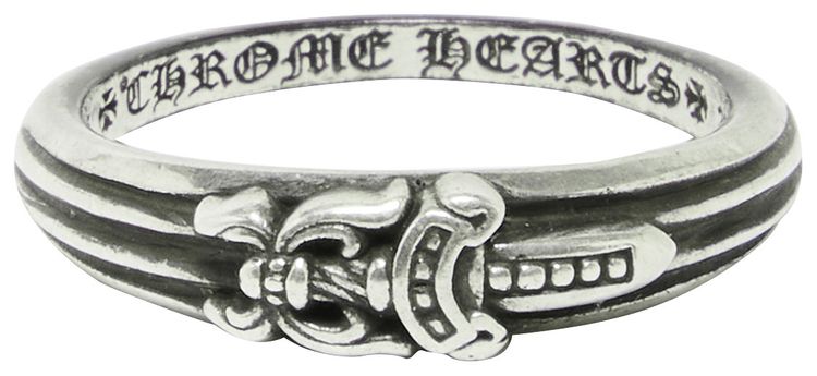 Chrome Hearts Baby Classic Dagger Ring Silver