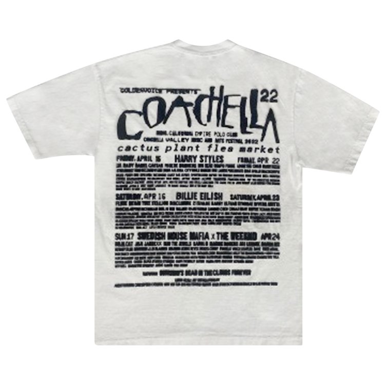 Cactus Plant Flea Market x Coachella Tee WhiteSmile