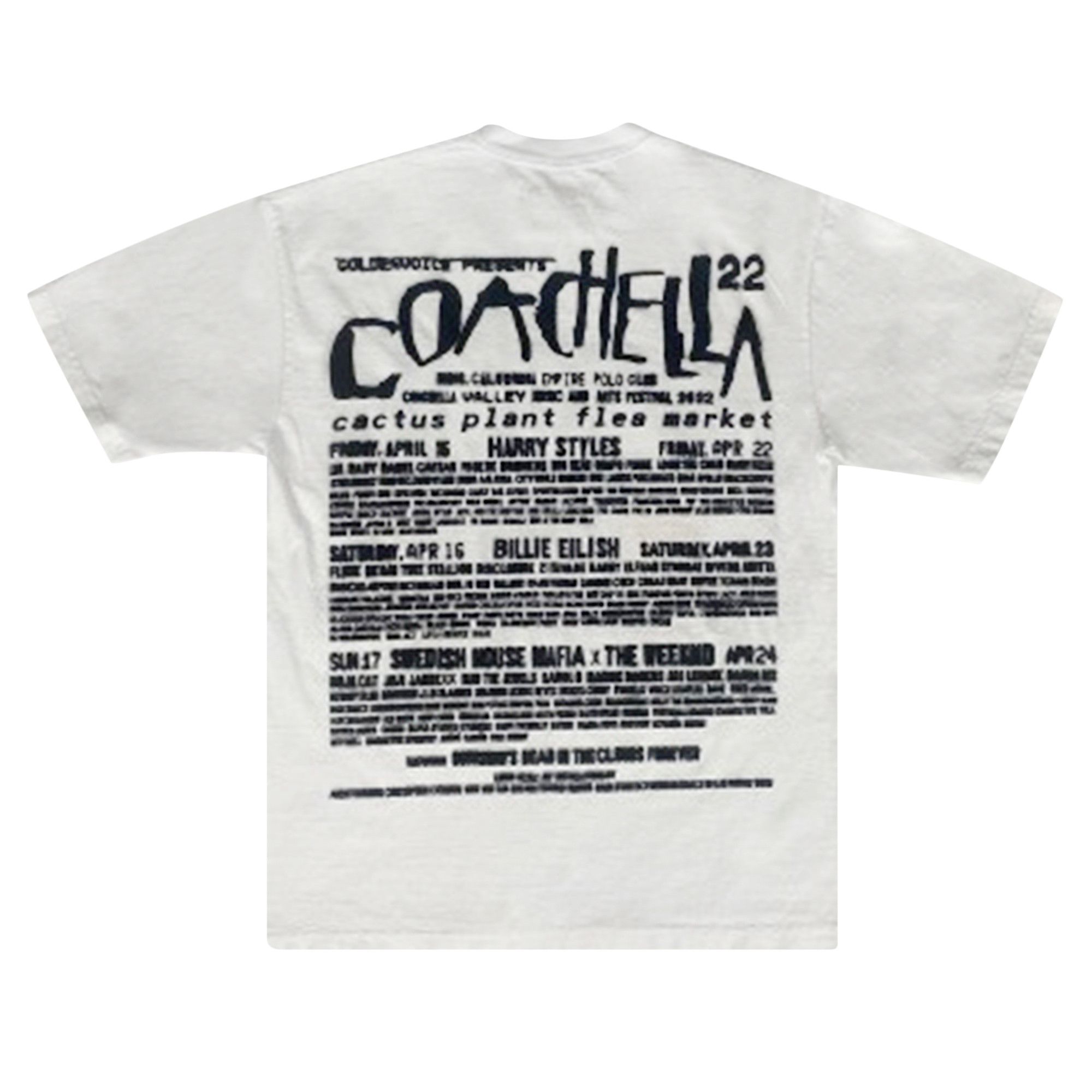 Buy Cactus Plant Flea Market x Coachella Tee 'White/Red