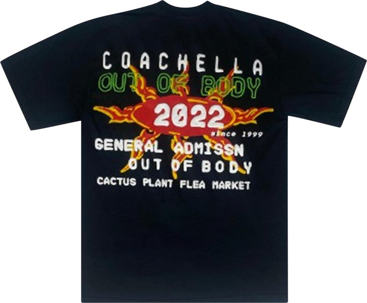 Cactus Plant Flea Market x Coachella Tee BlackRed