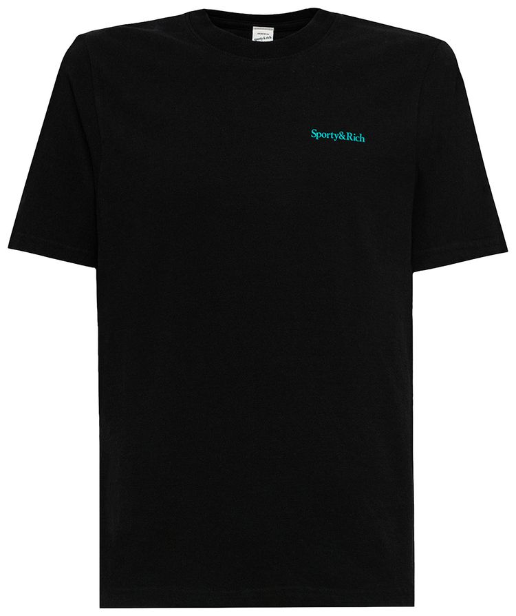 Sporty  Rich Health Is Wealth T Shirt BlackTeal