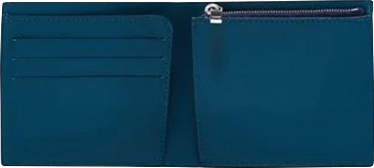 Jil Sander Zip Pocket Wallet Dark Blue