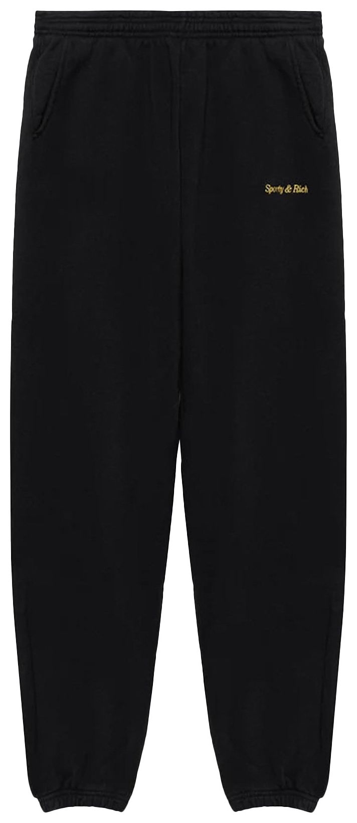 Sporty  Rich Classic Logo Sweatpants Black