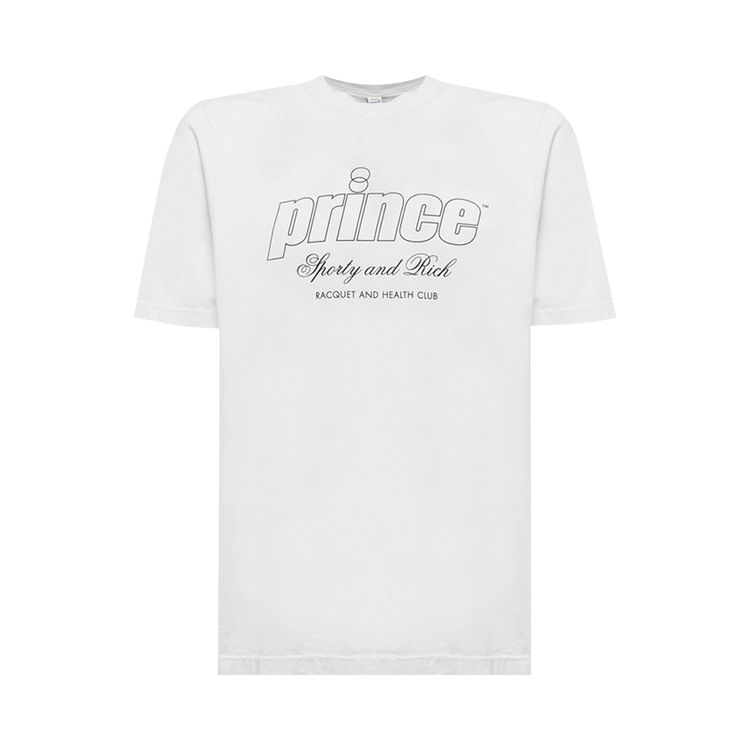 Sporty  Rich Prince Health T Shirt White
