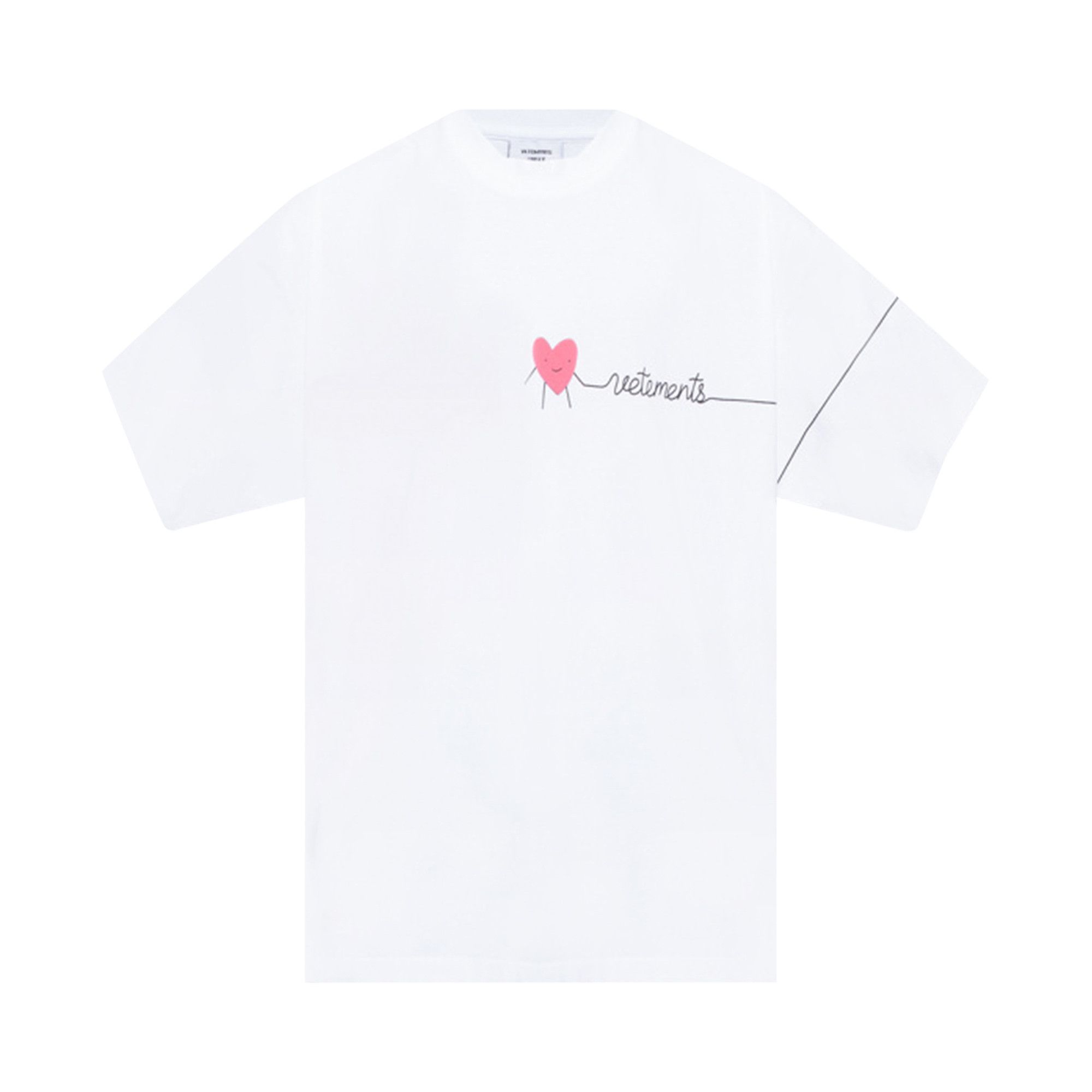 Buy Vetements Soulmate Logo T-Shirt 'White' - UA53TR270W Buy Vetements Soulmate Logo T-Shirt 'White' - UA53TR270W