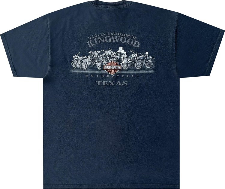 Vintage Harley Davidson 2000s Kingwood Tee Black