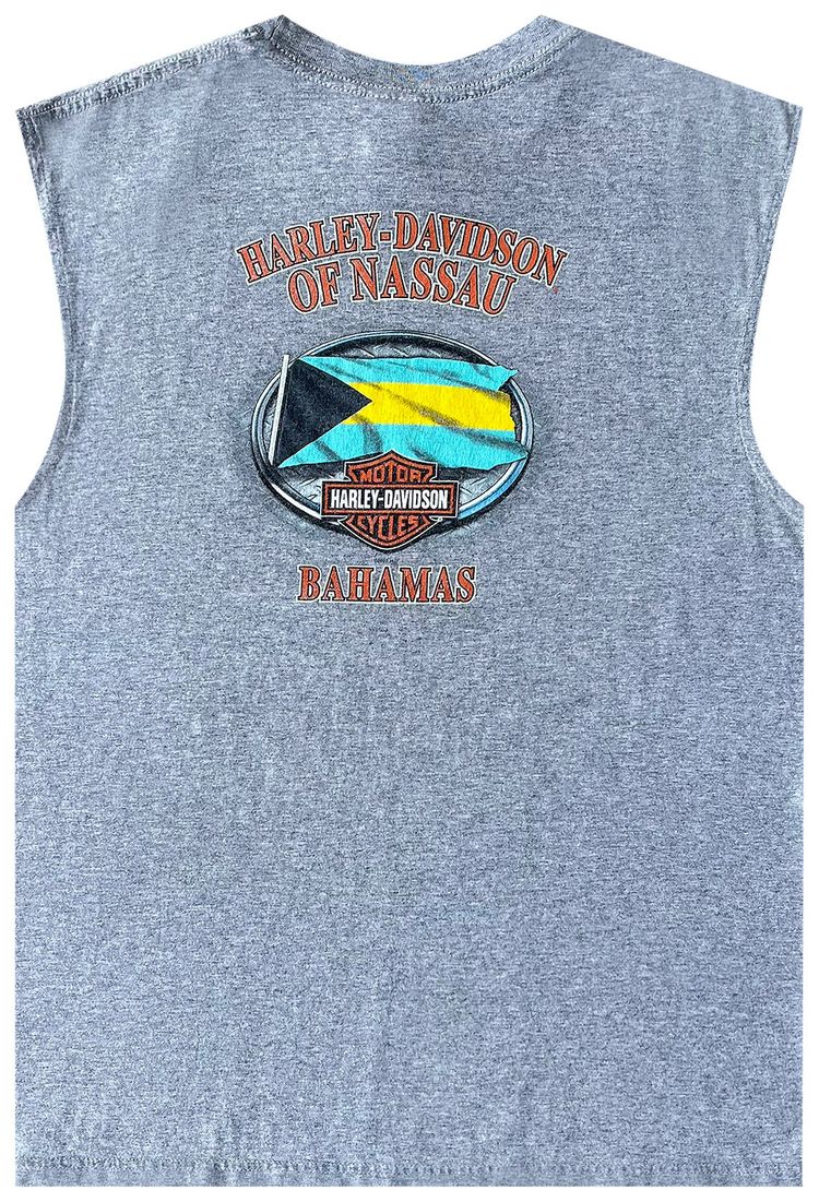 Vintage Vintage 2007 Nassau Bahamas Sleeveless Tee Grey