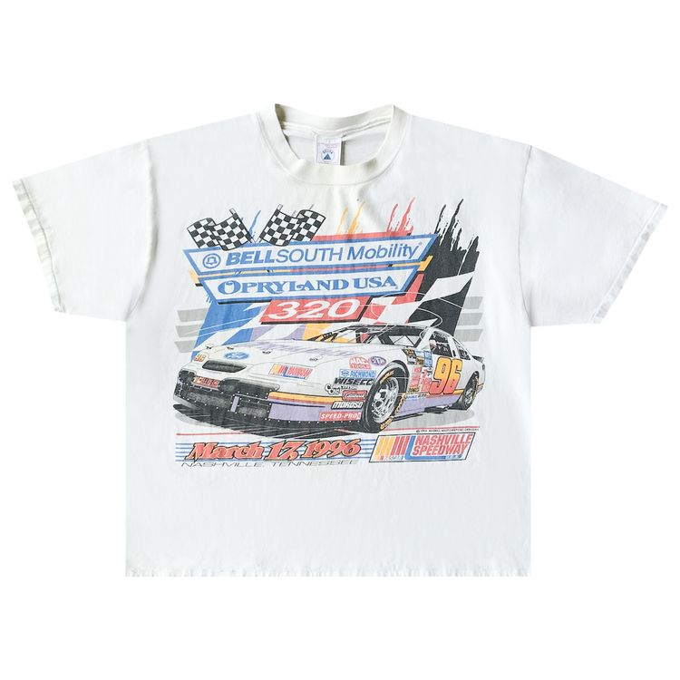 Vintage 1995 NASCAR Nashville Speedway Tee White