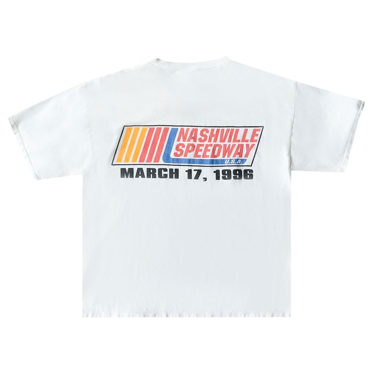 Vintage 1995 NASCAR Nashville Speedway Tee White