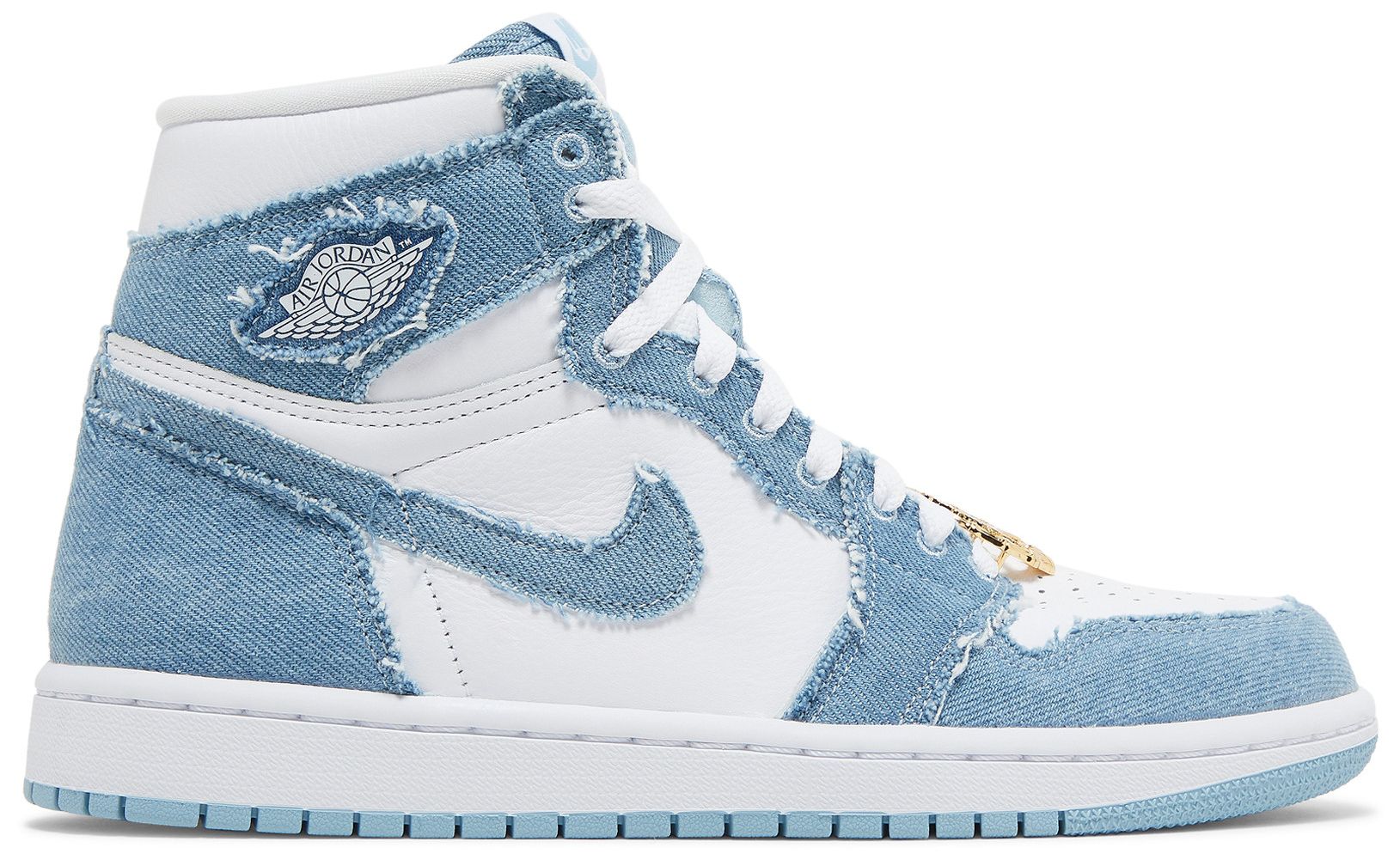 denim nike air jordan i shoes