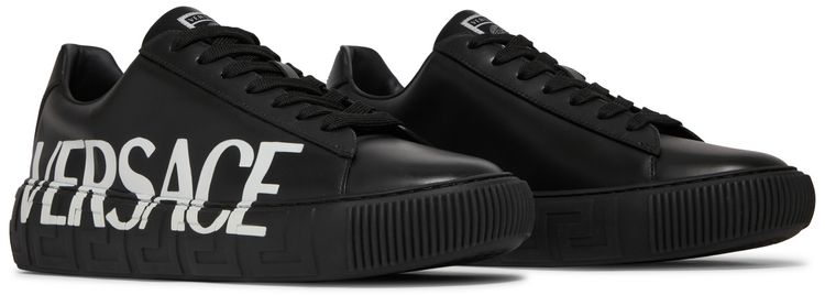Versace Medusa Low Logo Print   Black