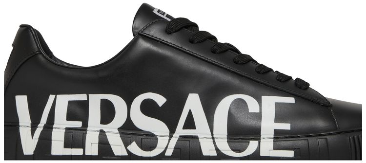 Versace Medusa Low Logo Print   Black