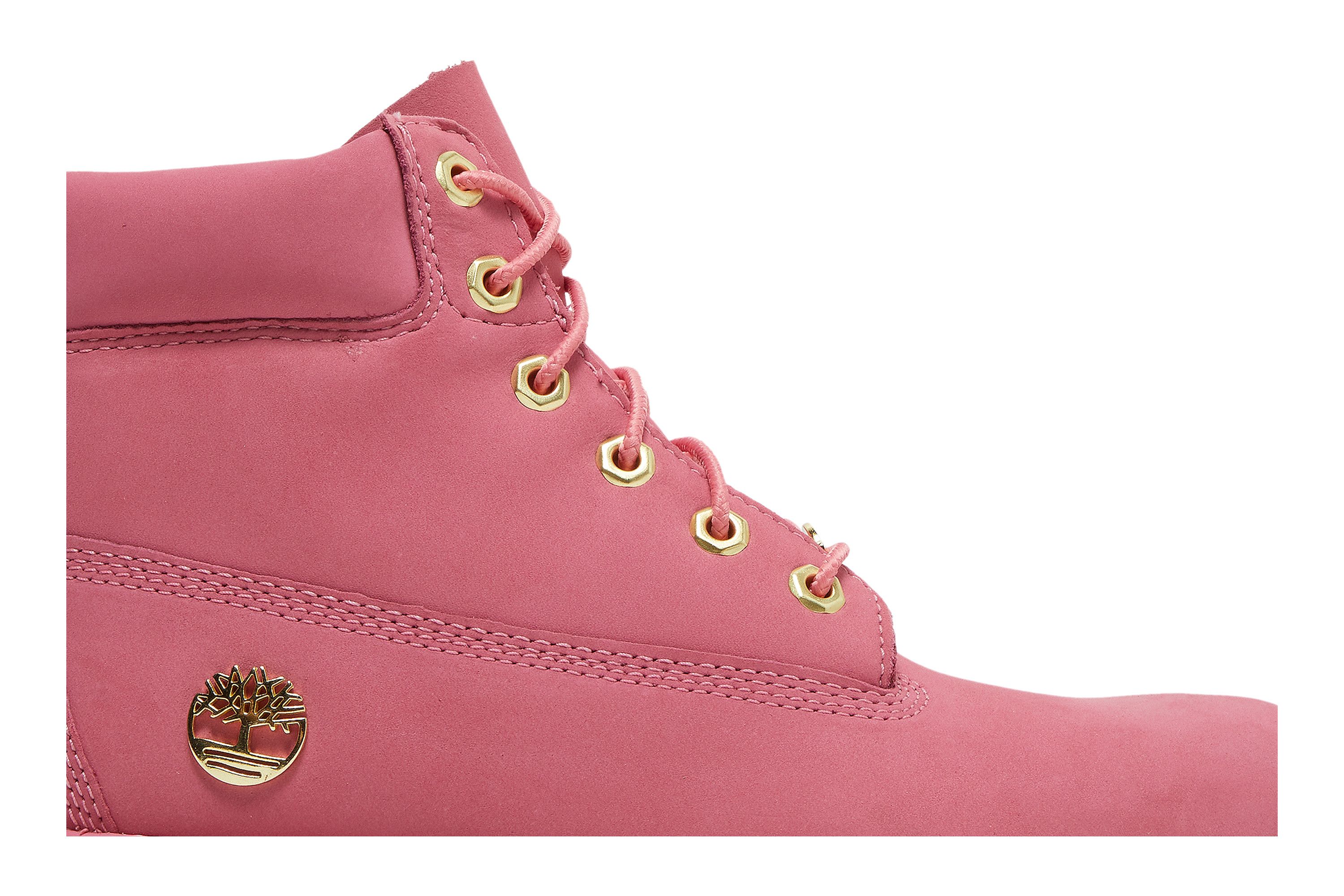 Pink timberlands junior cheap