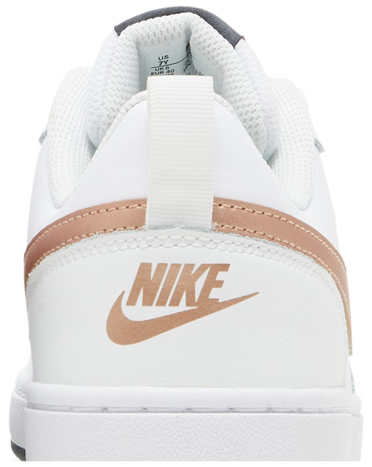 Nike Court Borough Low 2 GS White Metallic Red Bronze