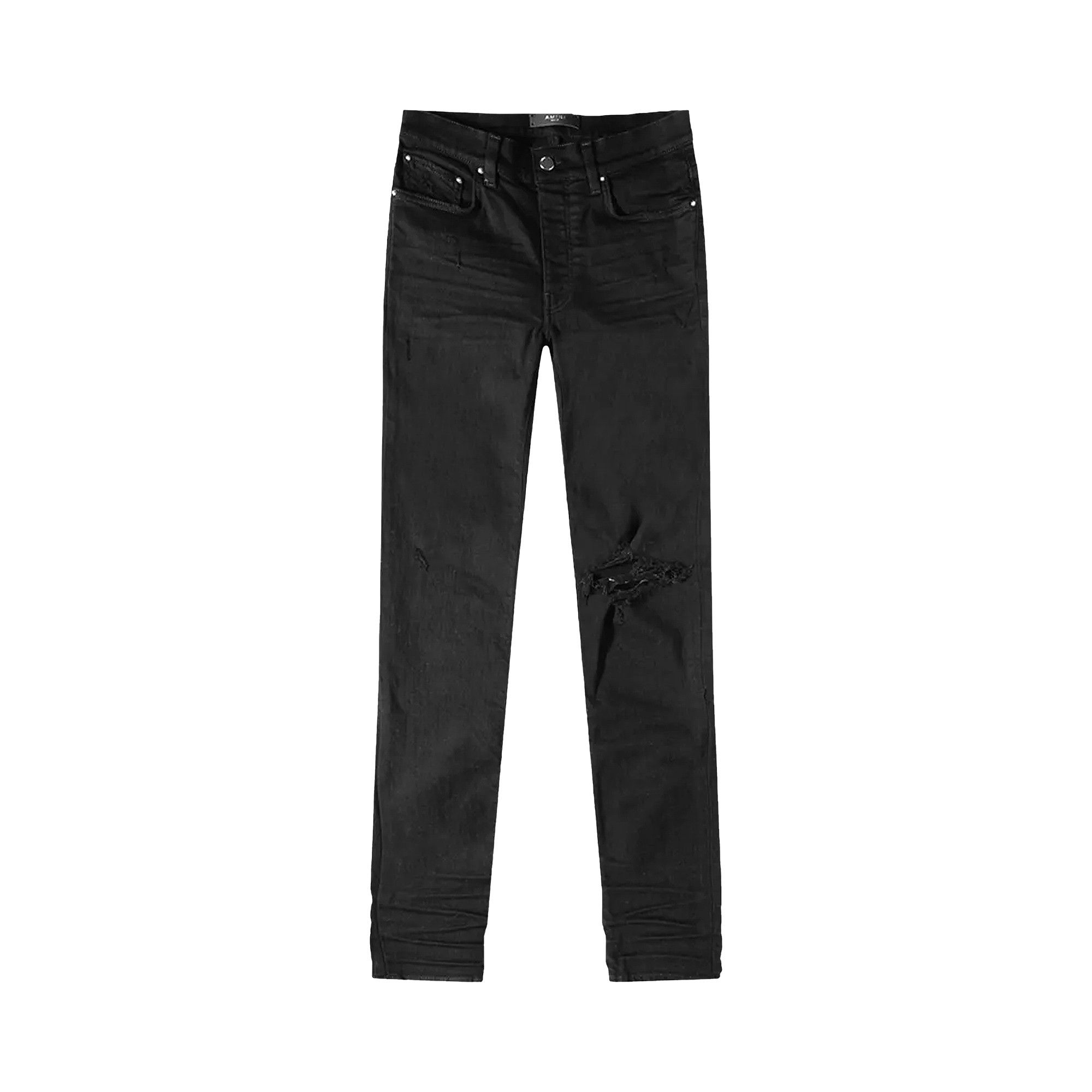 Buy Amiri Broken Jean 'Black' - PXMD004 001 BLAC | GOAT