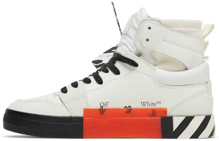 Off White Vulc Sneaker High White Black