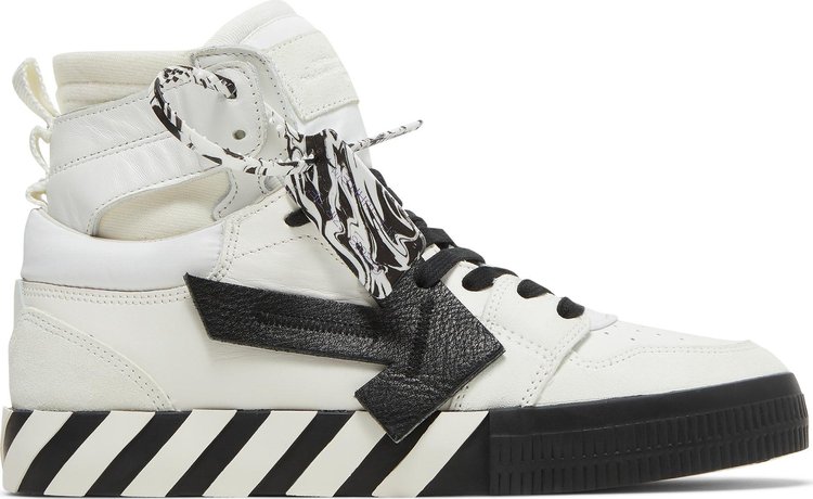 Buy Off-White Vulc Sneaker High 'White Black' - OMIA225F21LEA001 0110 ...