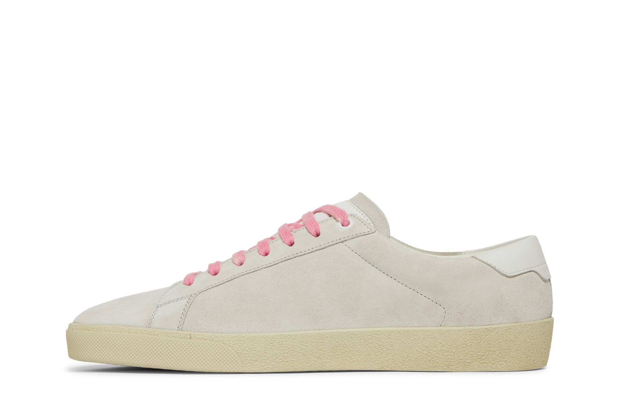 Buy Saint Laurent SL-06 Signature Court Suede 'White Pink
