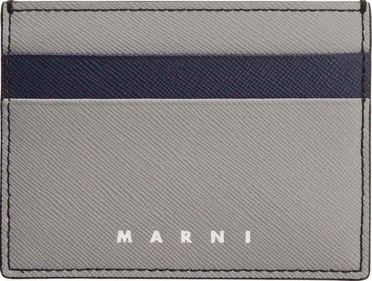 Marni Credit Card Holder 'Ash/Blue/Black'