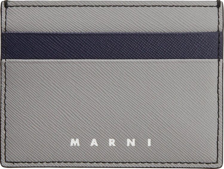 Marni Credit Card Holder AshBlueBlack