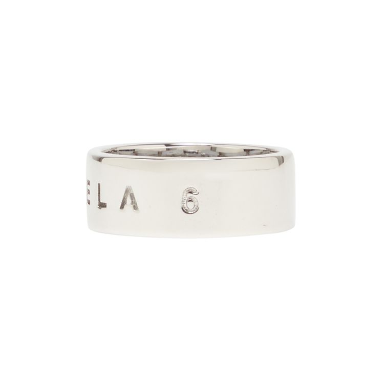 MM6 Maison Margiela Ring Polished Palladio