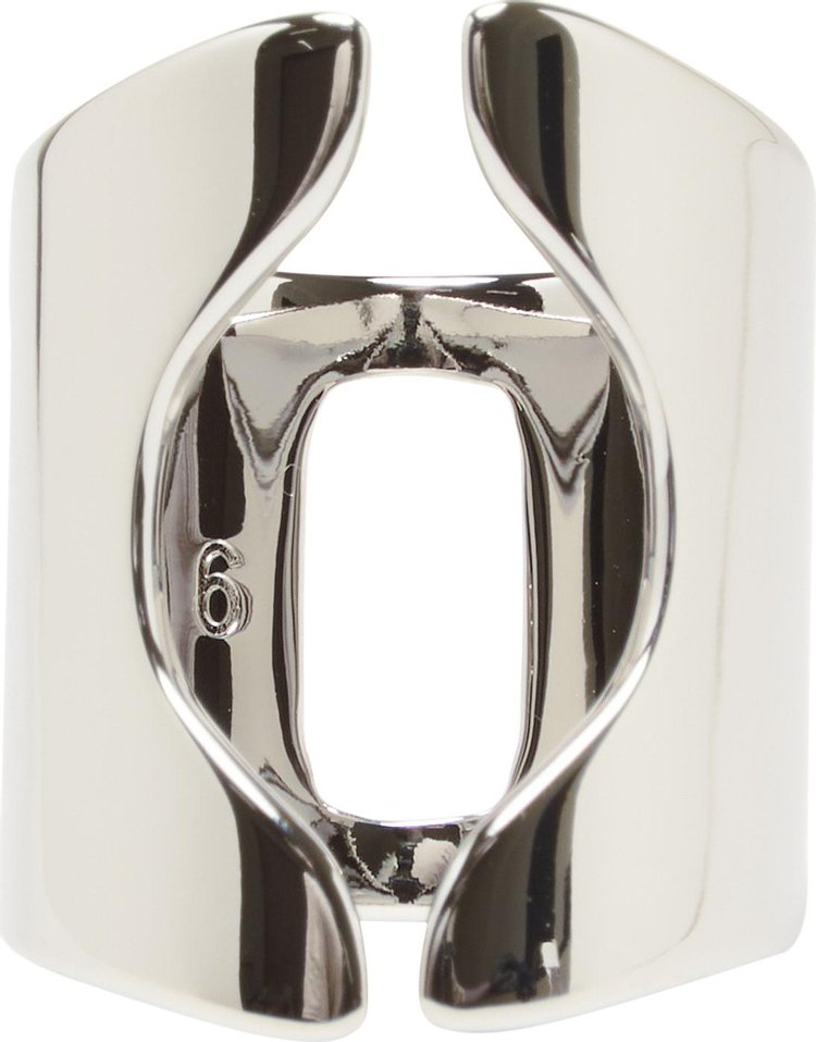 MM6 Maison Margiela Ring Polished Palladio