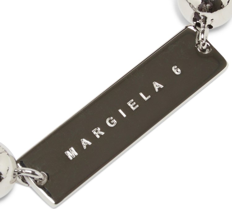 MM6 Maison Margiela Necklace Polished Silver