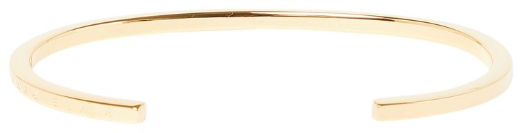 MM6 Maison Margiela Cuff Yellow Gold Polished Plating