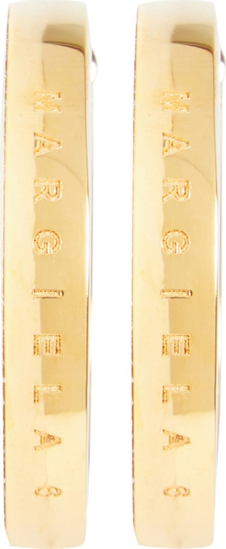 MM6 Maison Margiela Earrings 'Yellow Gold Polished Plating'