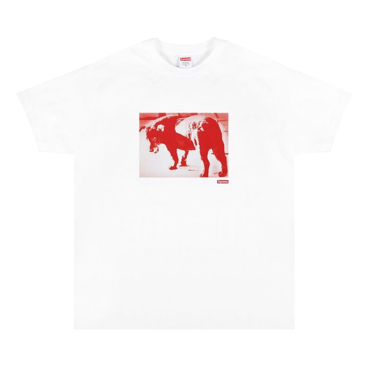 Supreme Daid  Moriyama Dog Tee White