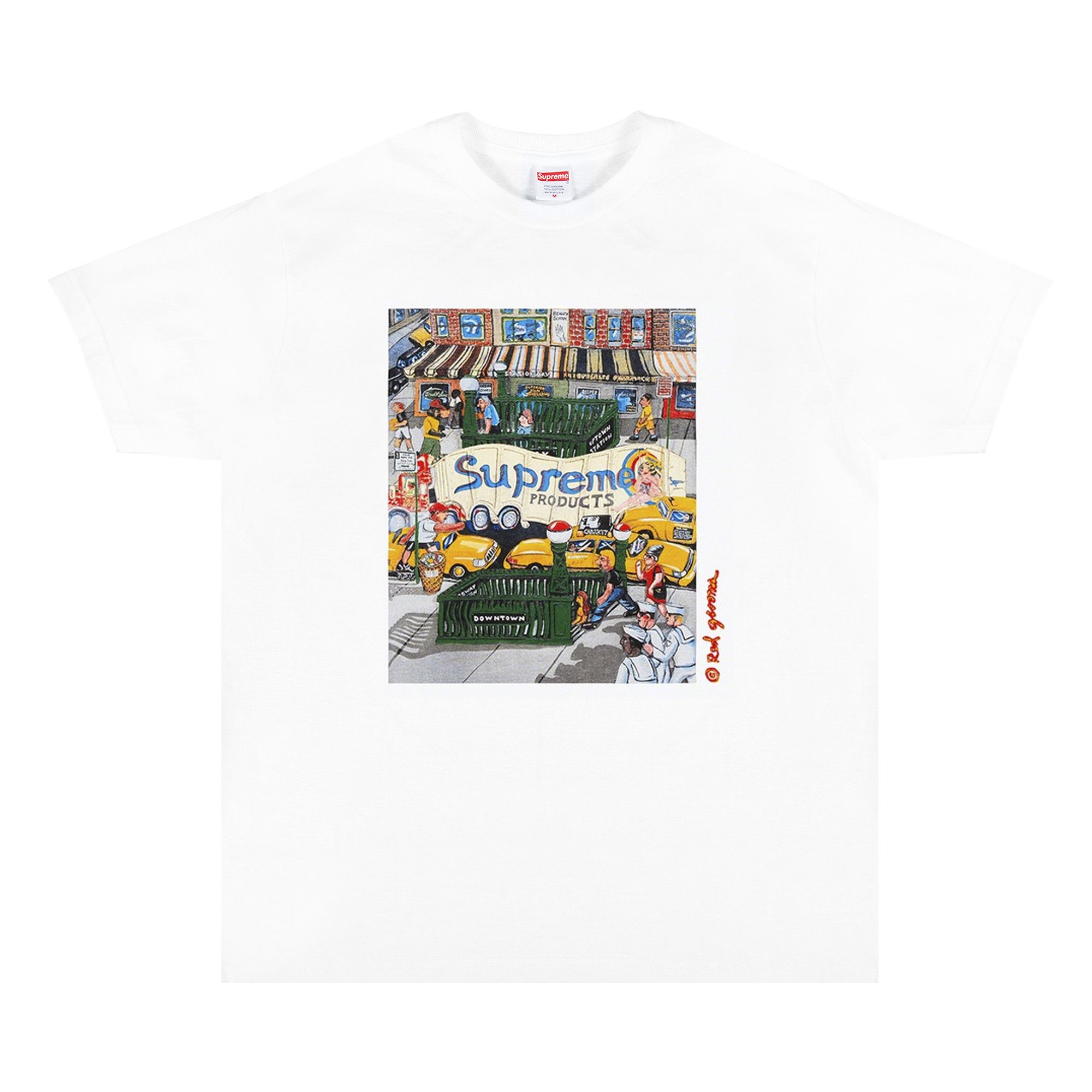 Buy Supreme Manhattan Tee 'White' - SS22T37 WHITE | GOAT