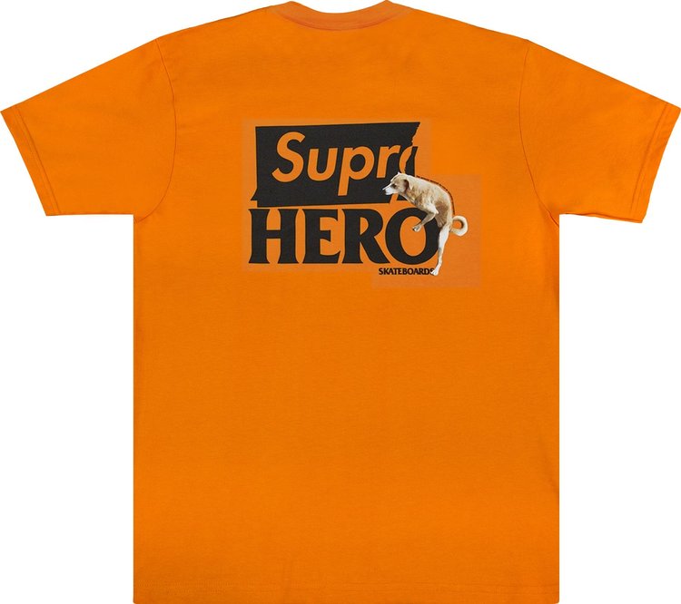 Supreme x ANTIHERO Dog Tee 'Orange'