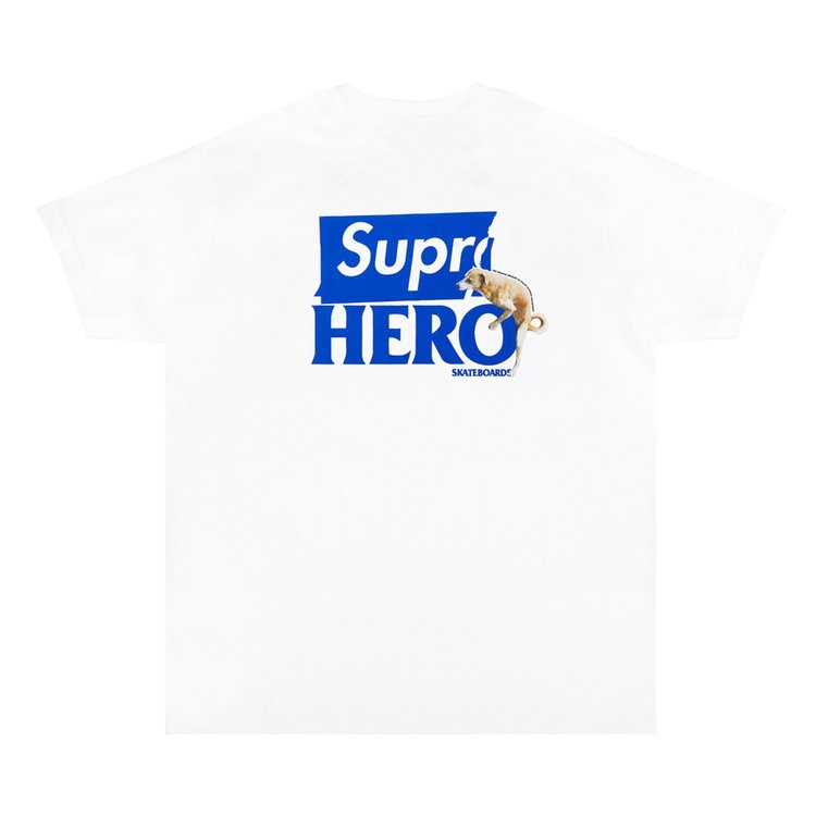 Supreme x ANTIHERO Dog Tee White