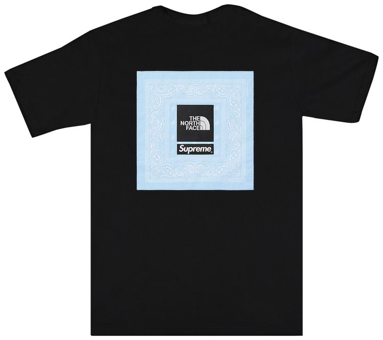 Supreme x The North Face Bandana Tee Black